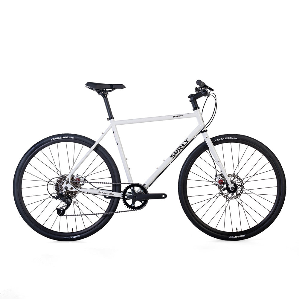 Surly Preamble Flat Bar Bike - White (Thorfrost White)