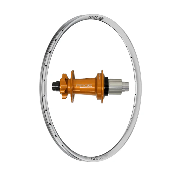 (Slam69built) DT Swiss FR 541 29" / Hope Pro 5 Boost / Rear Wheel (Silver/Orange)