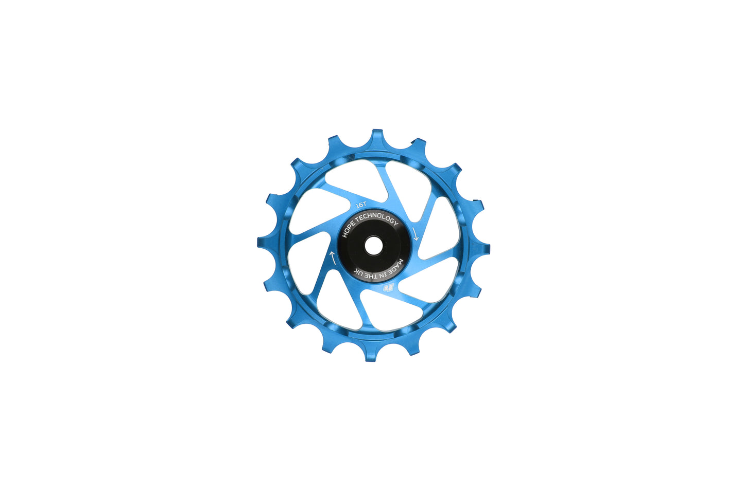 Hope Individual 16T Jockey Wheels - Blue