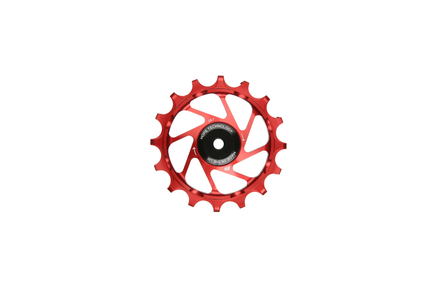 Hope Individual 16T Jockey Wheels - Red