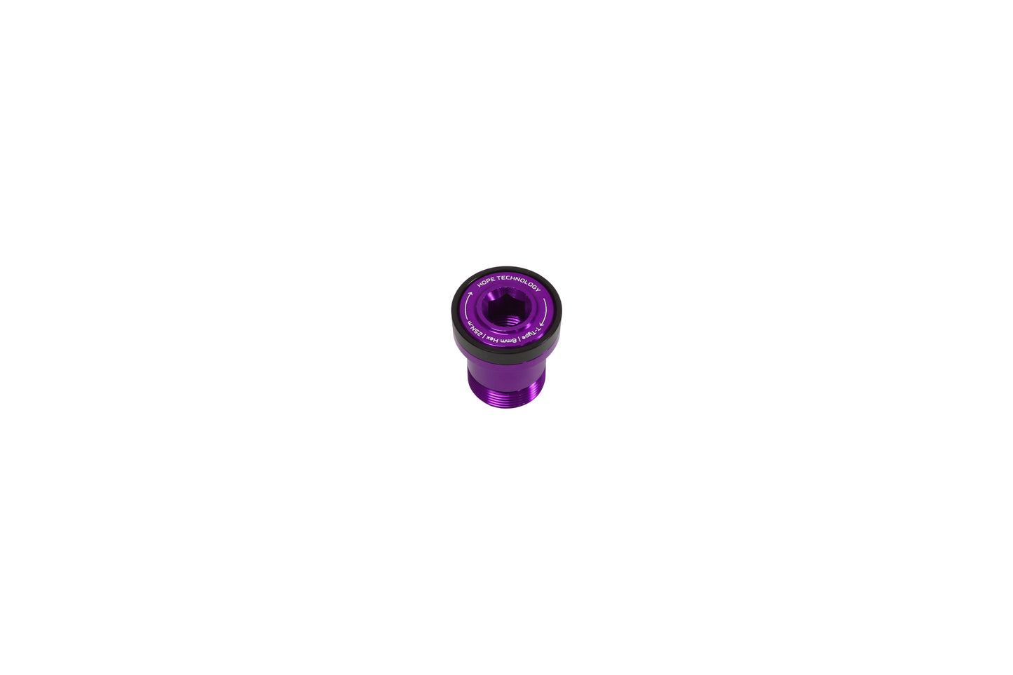 Hope Thru Axle Bolt - Transmission - Purple