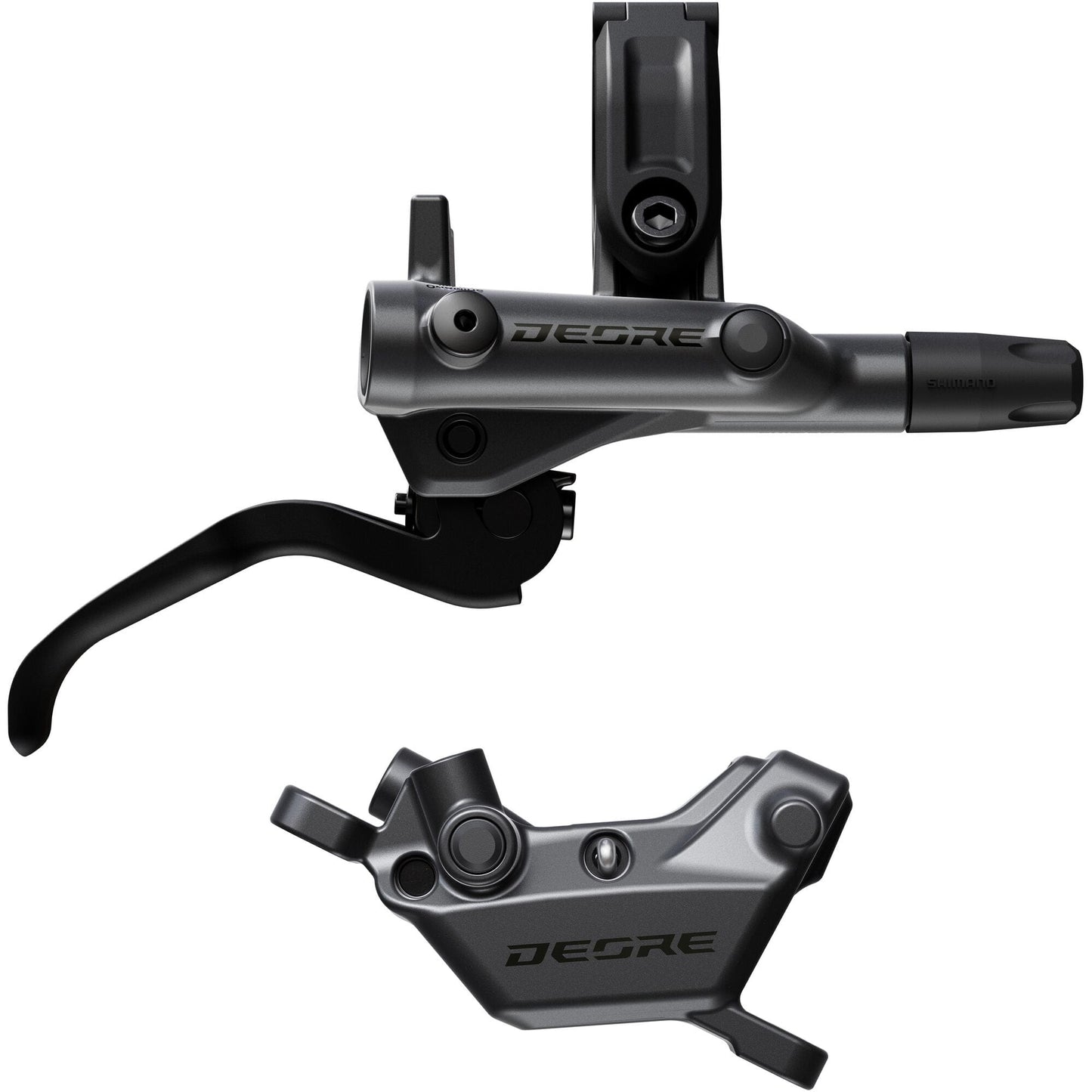 Shimano BR-M6220 Deore rear 4 pot bled brake lever/post mount calliper, 1700 mm hose