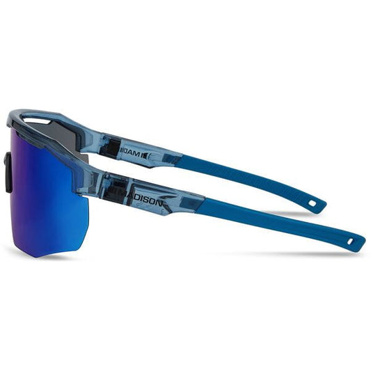 Madison Cipher Glasses - 3 pack - crystal gloss blue / blue mirror / amber and clear lens