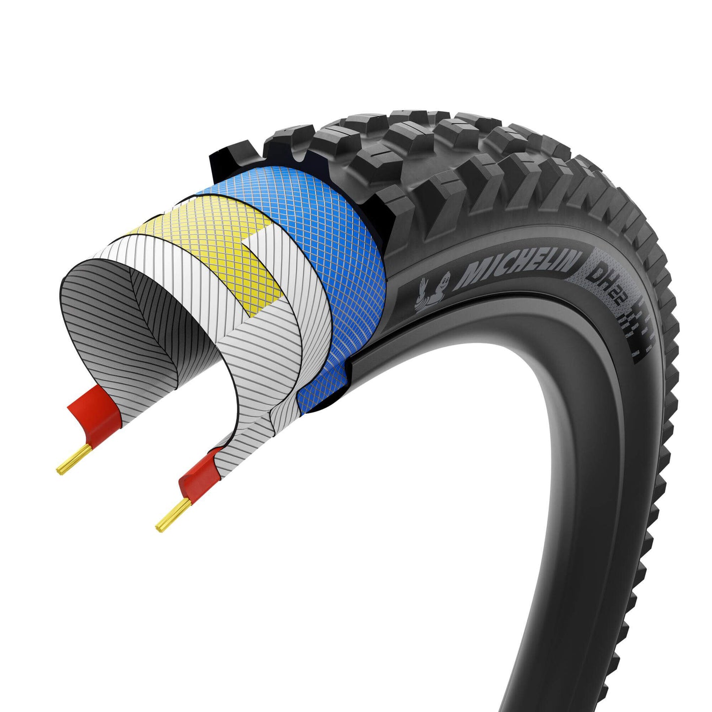 Michelin DH22 Racing Line Tyre Dark 27.5 x 2.4" (51-584)