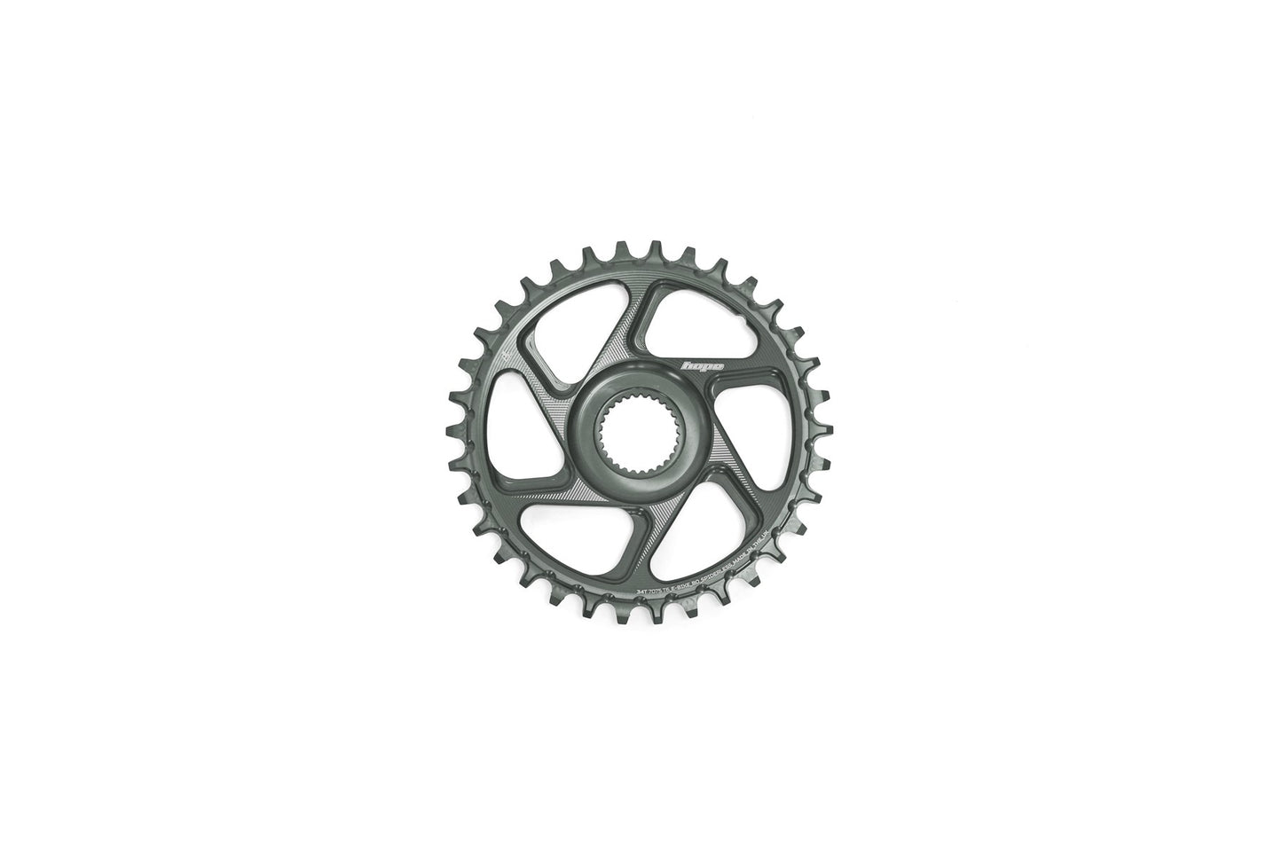 Hope R22 E-Bike Spiderless Retainer Ring - Bosch Gen 4 - Smoke