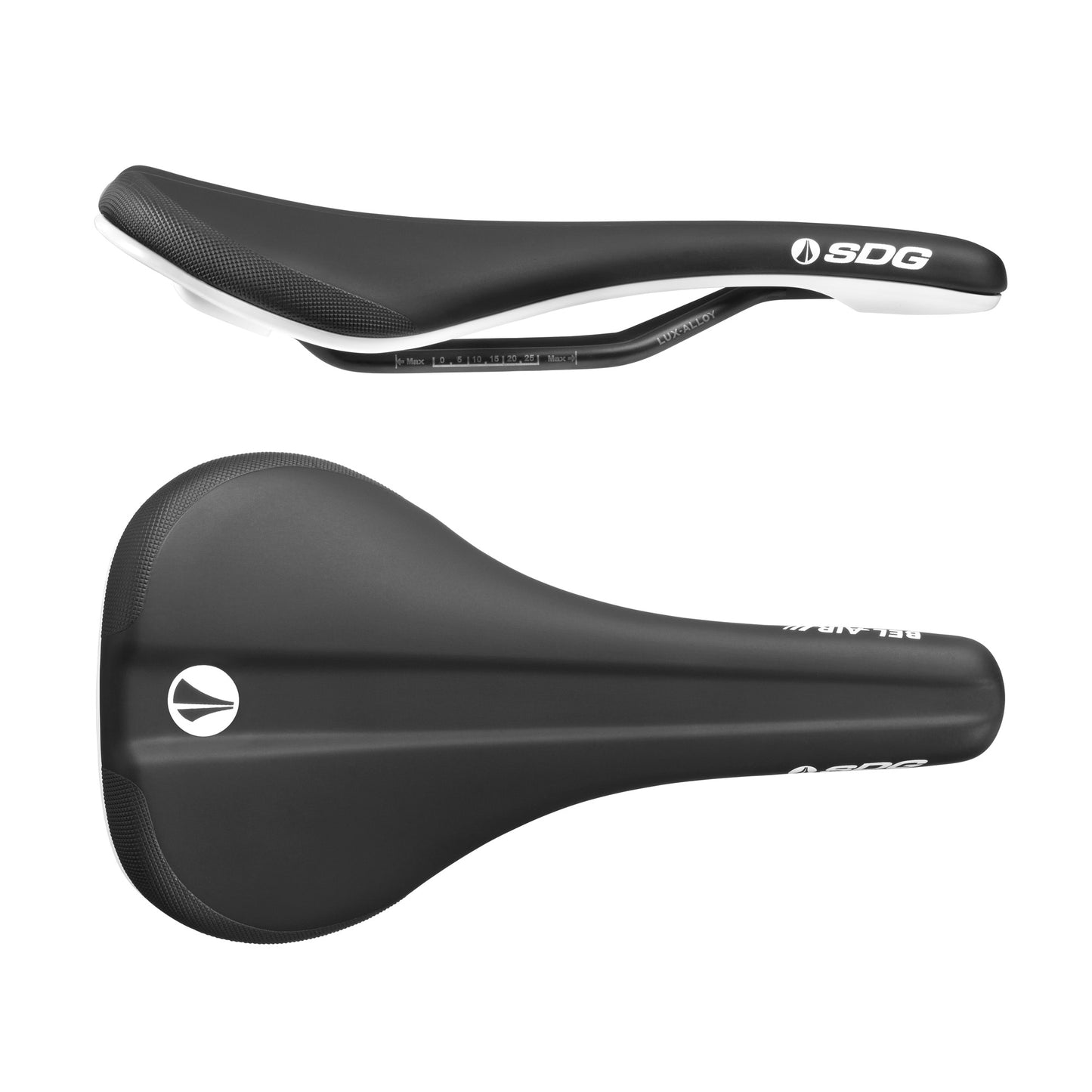 SDG Bel Air V3 Lux-Alloy Saddle Black / White