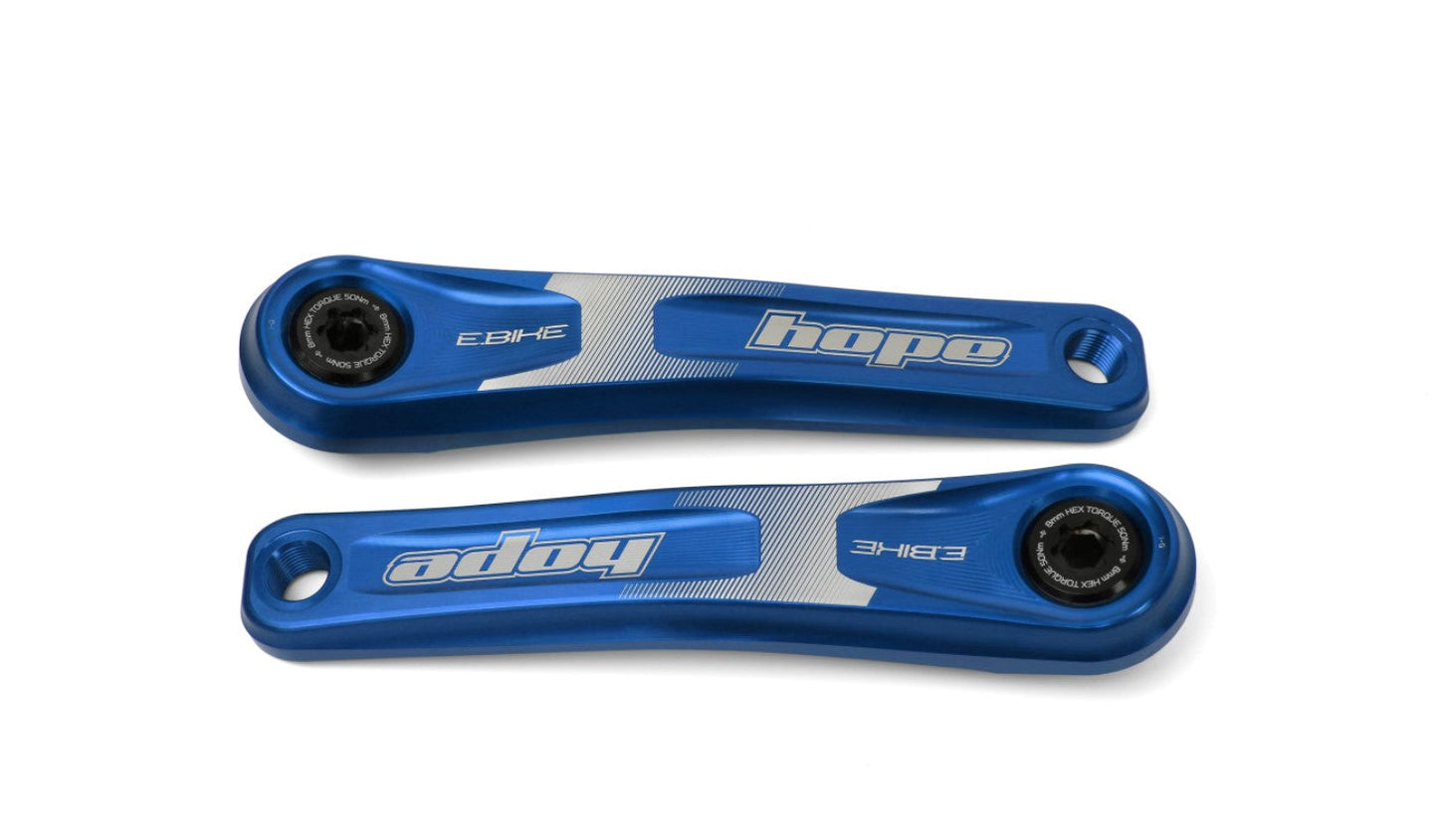 Hope E-Bike Crankset - Specialized Offset - Blue
