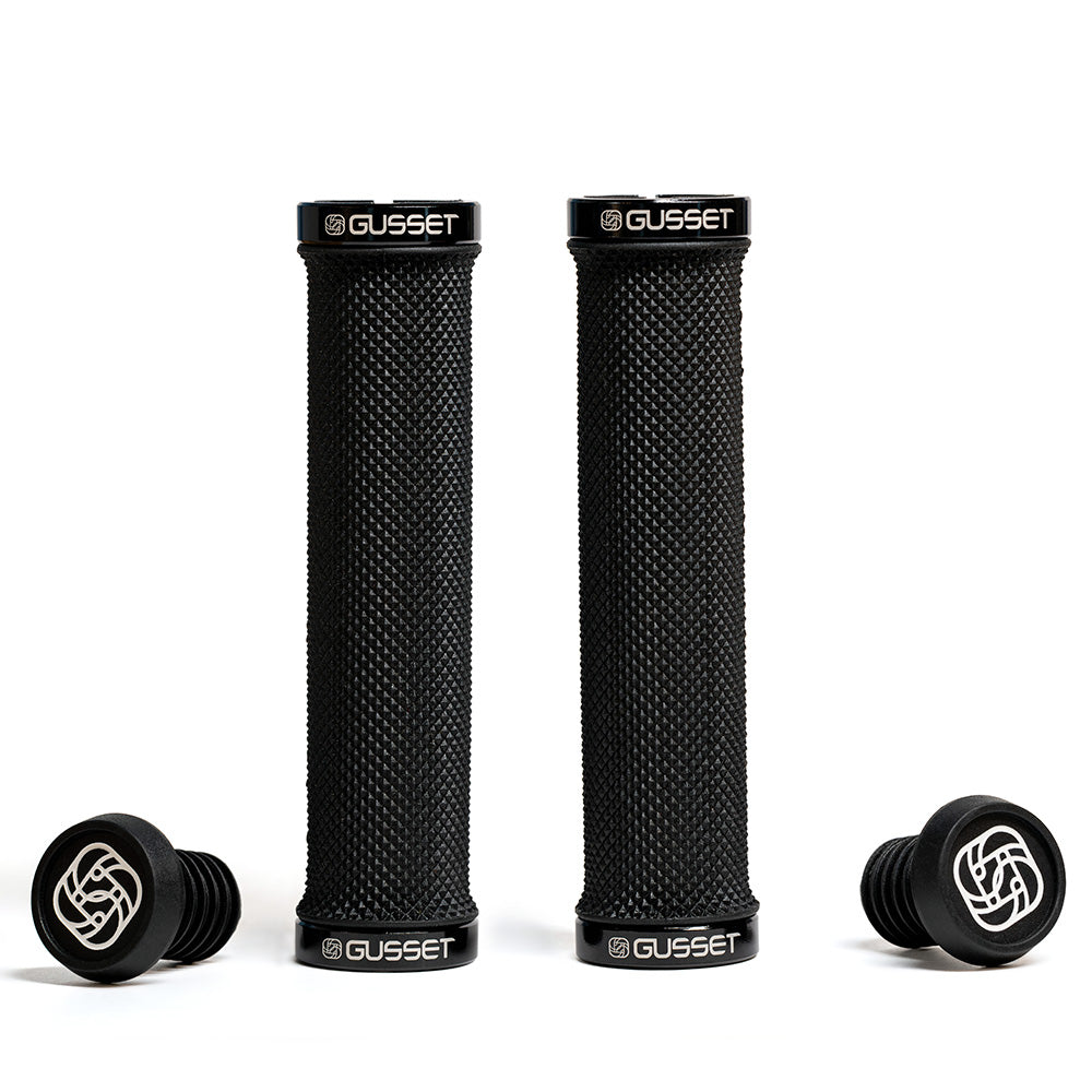 Gusset Double File Lock-On Firm Grips