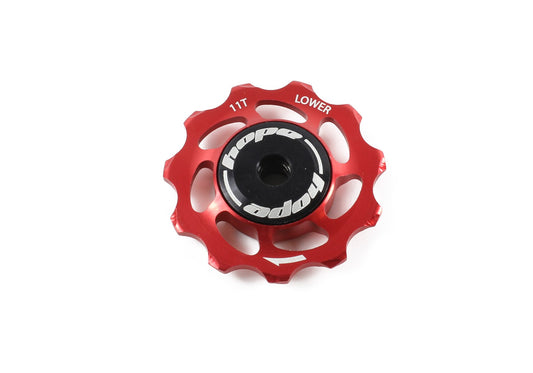 Hope Individual 11T Jockey Wheels - Red