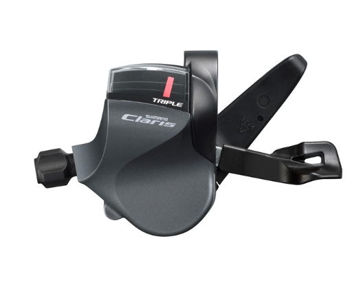 Shimano SL-R2030 Claris 8-speed road flat bar levers, triple (pair)