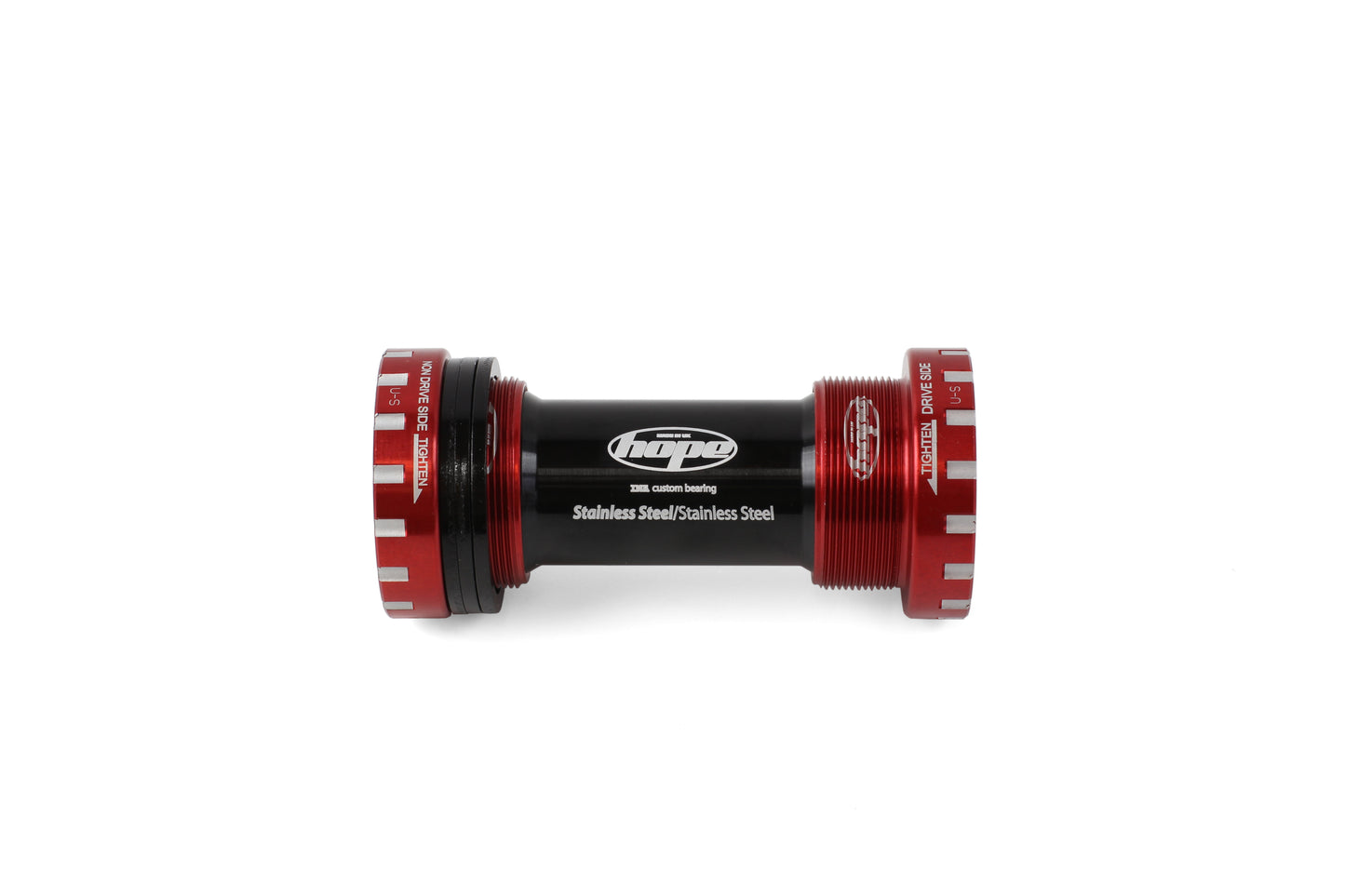 Hope Threaded 24mm BSA BB - Red