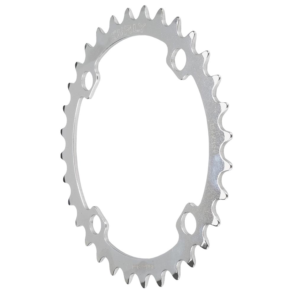 Surly Stainless Rings - 4 arm / 104 BCD