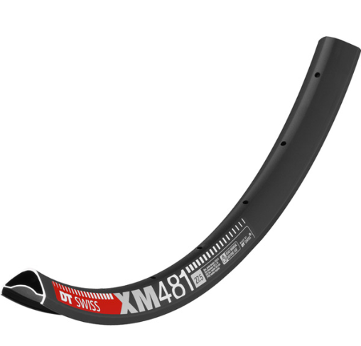 DT Swiss XM 481 SBWT disc-specific 28 hole Presta-drilled black - 27.5 inch