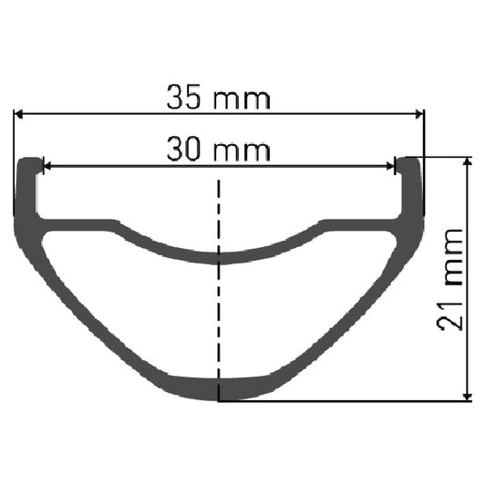 DT Swiss FR 560 SBWT disc-specific 32 hole Presta-drilled black - 26"