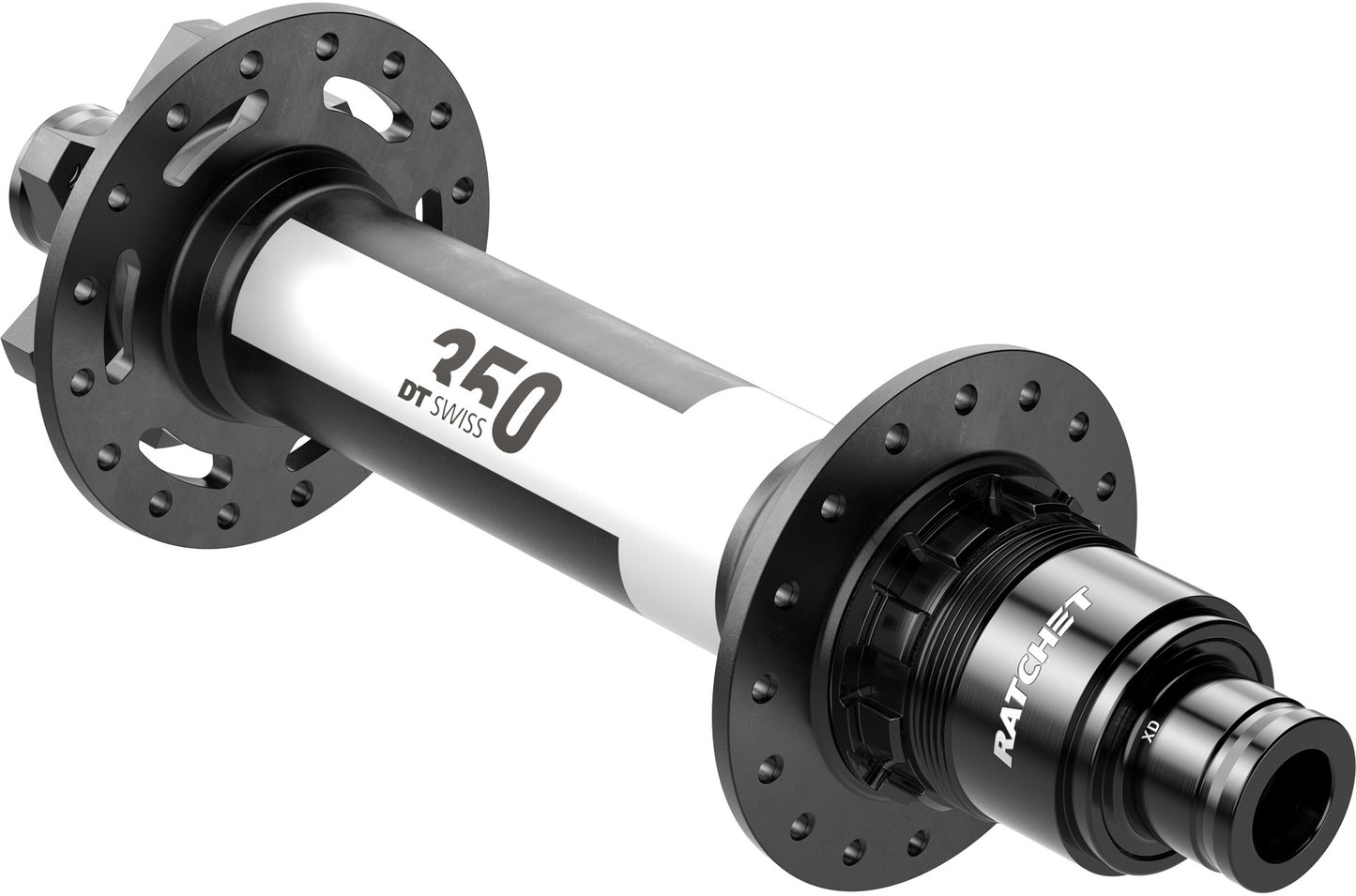 DT Swiss 350 Big Ride rear disc 6-bolt 32 hole, 197 / 12 mm black