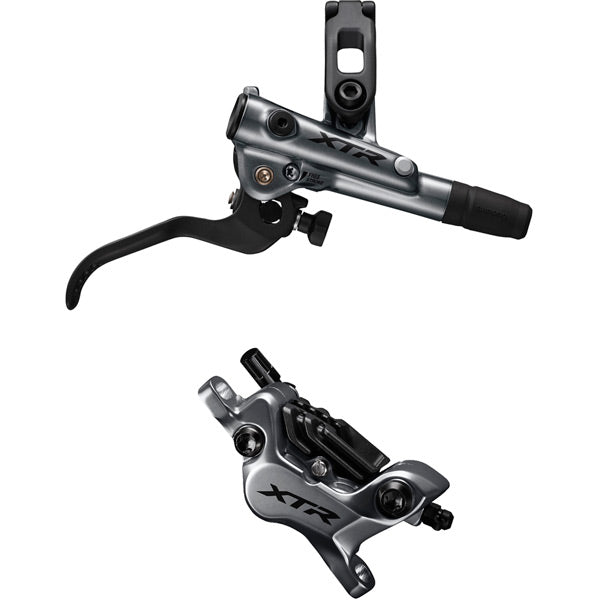 Shimano BR-M9120 XTR bled I-spec-EV ready brake lever/Post mount 4 pot calliper, front