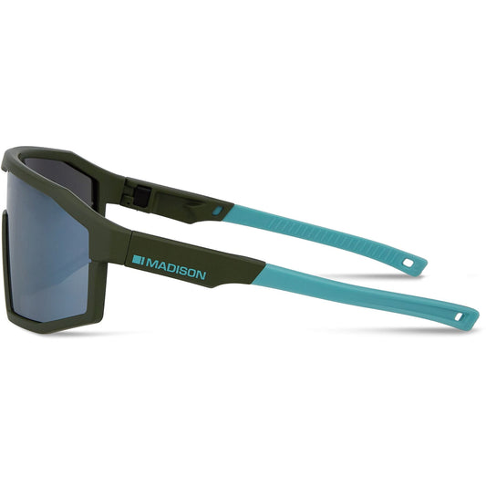 Madison Enigma Glasses - 3 pack - matt olive / smoke mirror / amber and clear lens