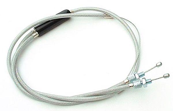 ORYG Silver Braided Upper Gyro Cable - Poser / 10.5" - 12" Extra Long Cable