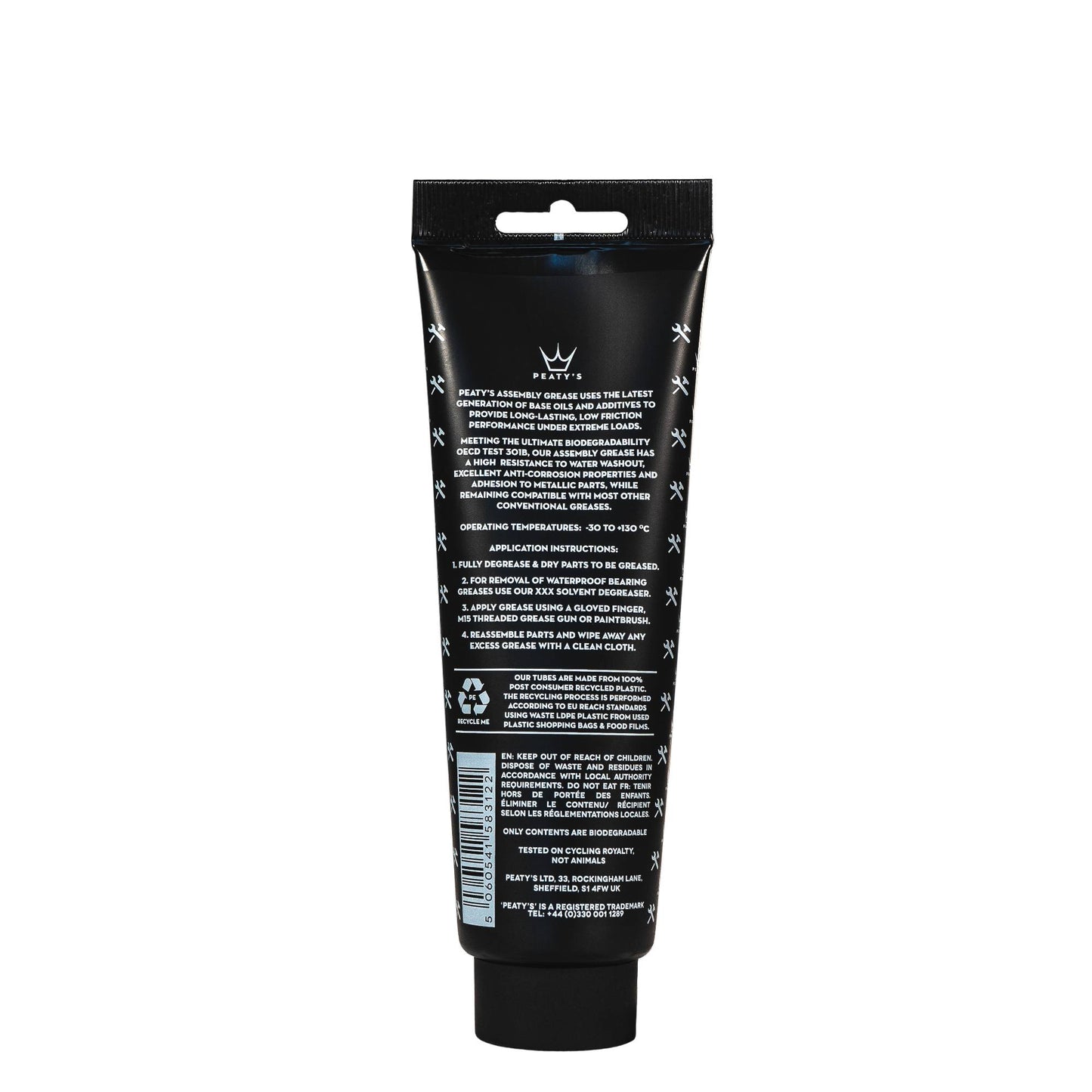 Peaty's Bicycle Assembly Grease 100g