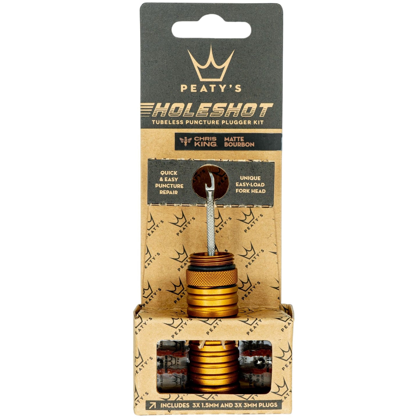 Peatys Holeshot Tubeless Puncture Plugger Kit