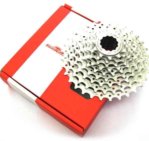 SunRace 9 Speed Cassette 11/32 Nickel