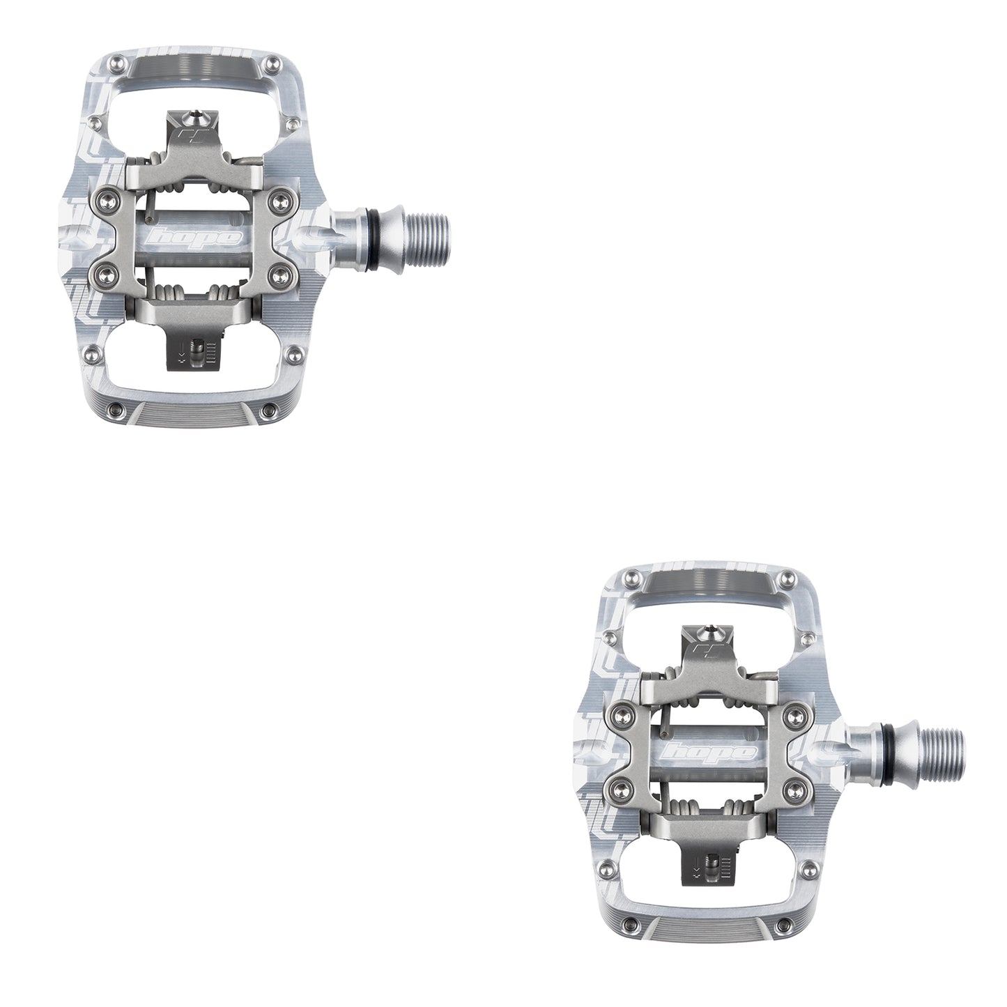 Hope Union Trail Pedals - Pair - Silver