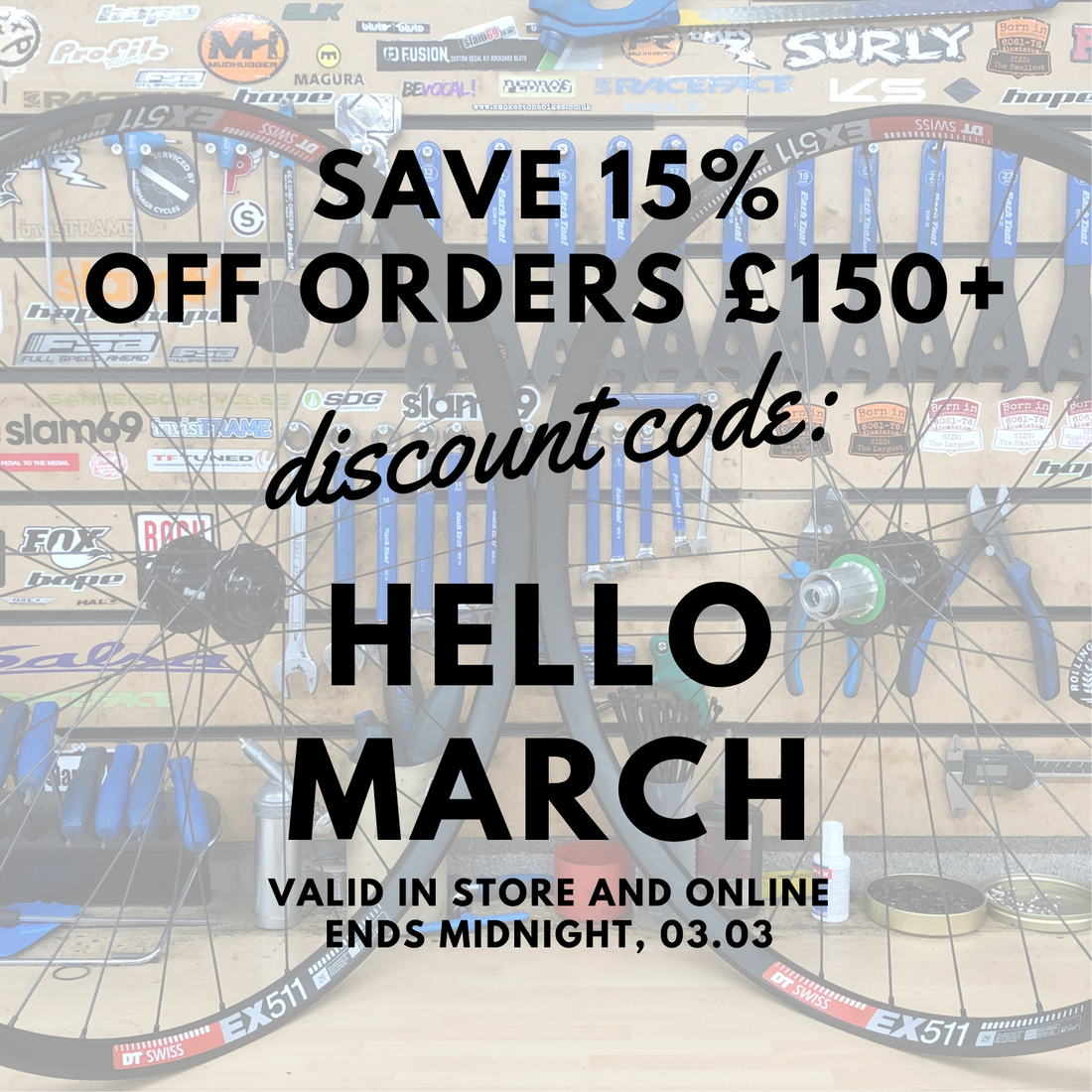 HELLO MARCH - Save 15%!