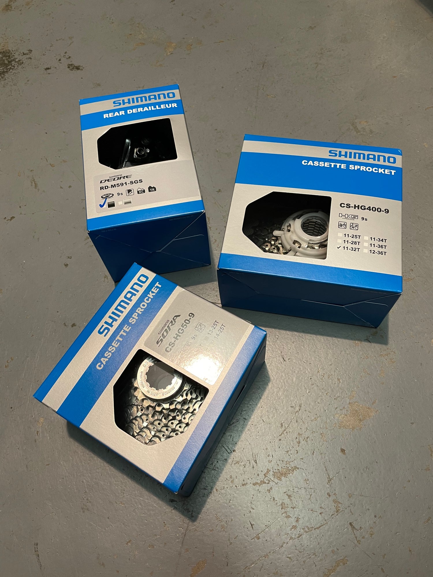 All 9 Speed Components