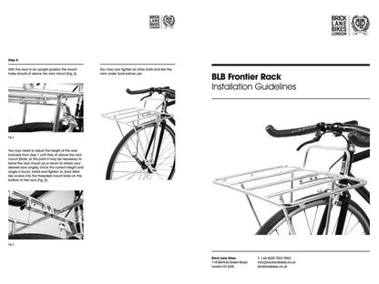 BLB FRONTIER FRONT RACK - BLACK