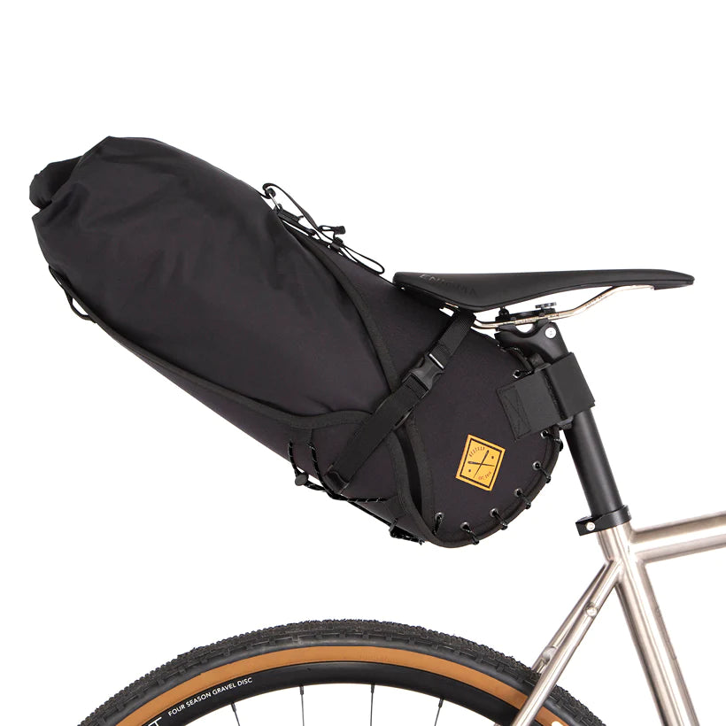 RESTRAP SADDLE BAG (14 LITRES) - BLACK/BLACK