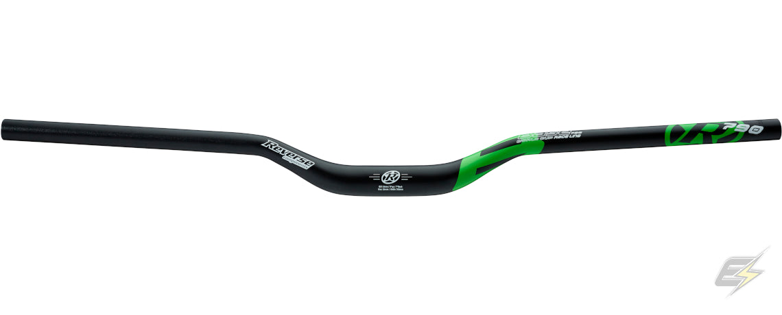 Reverse Base 790mm Ø31.8mm/35mm Handlebars (Black/Green)