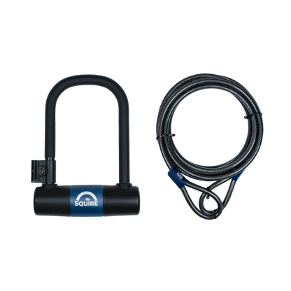 Squire Matterhorn Compact 10c D-Lock and Cable Kit  Bike Lock - Security Rating 10