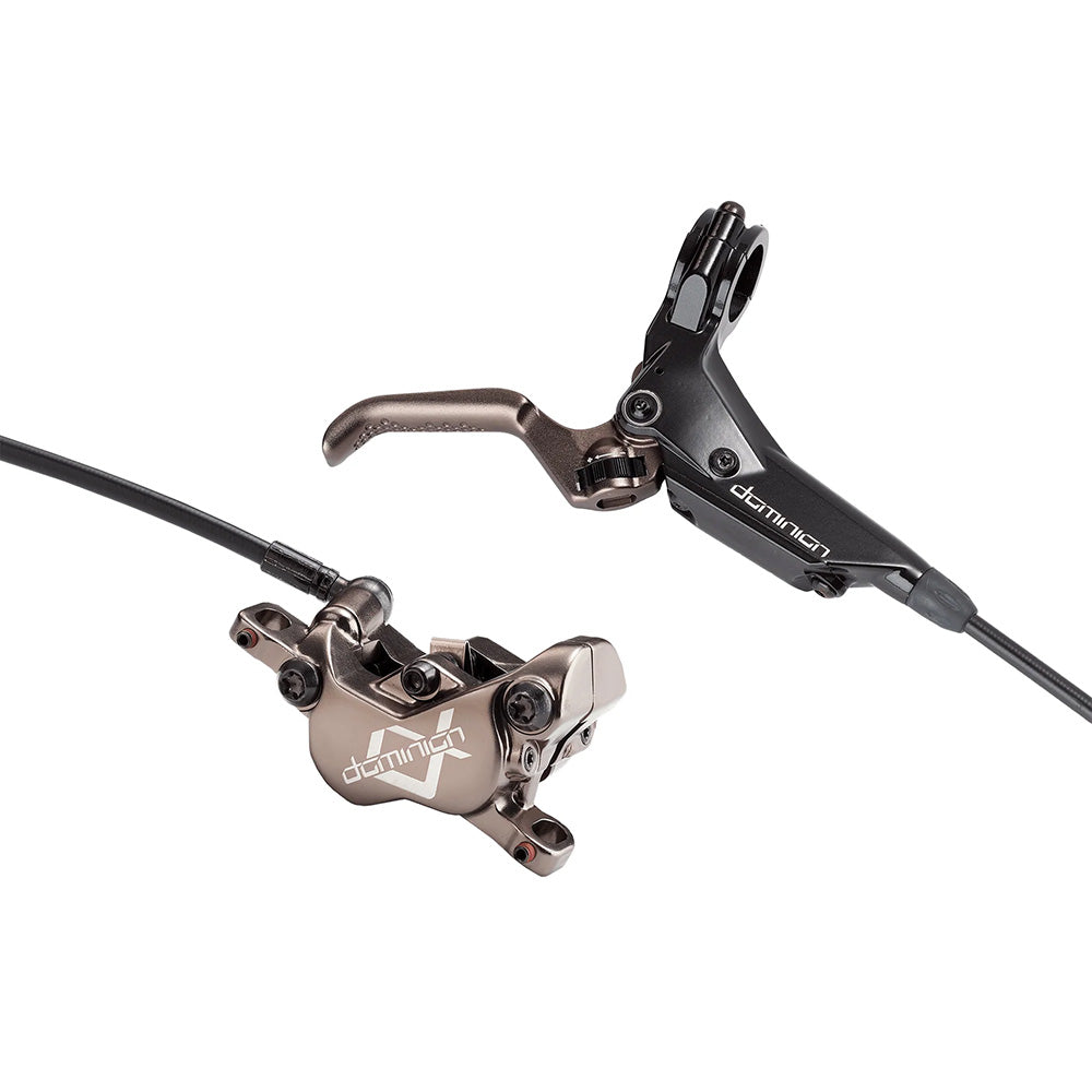 Hayes Dominion A4 Brake Kit, Regular Reach Lever, 180cm Hose - Black/Bronze