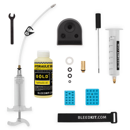 BLEEDKIT SHIMANO WORKSHOP GOLD (INC FLUID) Bleed Kit