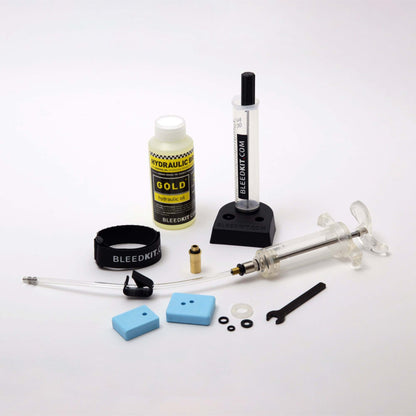 BLEEDKIT SHIMANO WORKSHOP GOLD (INC FLUID) Bleed Kit
