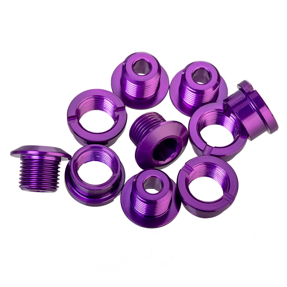 ID Alloy Chainring Bolts - XL Single - 6.5mm bolt with 5.5mm backnut (pack of 5)