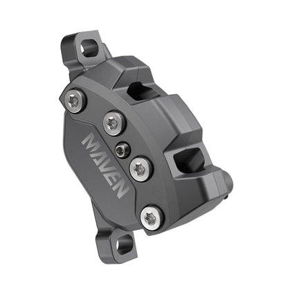 SRAM DISC BRAKE MAVEN BRONZE STEALTH - ALUMINUM LEVER, STAINLESS HARDWARE, REACH ADJ, BLAST DARK POLAR (INCLUDES MMX CLAMP, BRACKET) (ROTOR SOLD SEPARATELY)A1