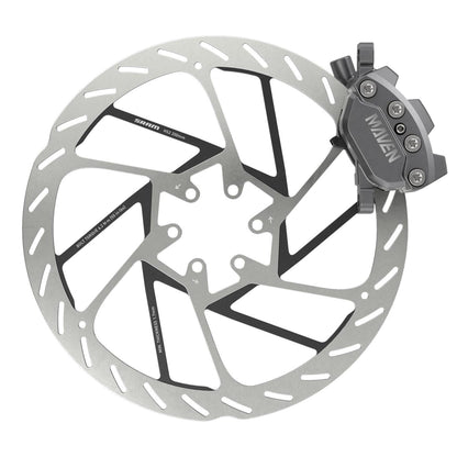 SRAM DISC BRAKE MAVEN BRONZE STEALTH - ALUMINUM LEVER, STAINLESS HARDWARE, REACH ADJ, BLAST DARK POLAR (INCLUDES MMX CLAMP, BRACKET) (ROTOR SOLD SEPARATELY)A1