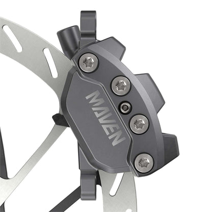 SRAM DISC BRAKE MAVEN BRONZE STEALTH - ALUMINUM LEVER, STAINLESS HARDWARE, REACH ADJ, BLAST DARK POLAR (INCLUDES MMX CLAMP, BRACKET) (ROTOR SOLD SEPARATELY)A1