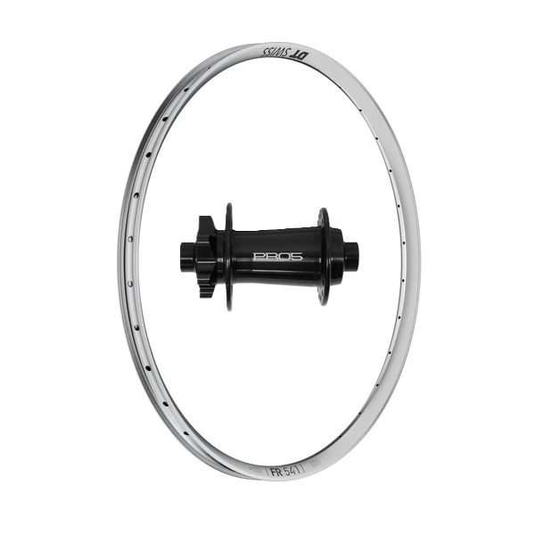 (Slam69built) DT Swiss FR 541 27.5" / Hope Pro 5 Boost / Front Wheel (Silver/Black)