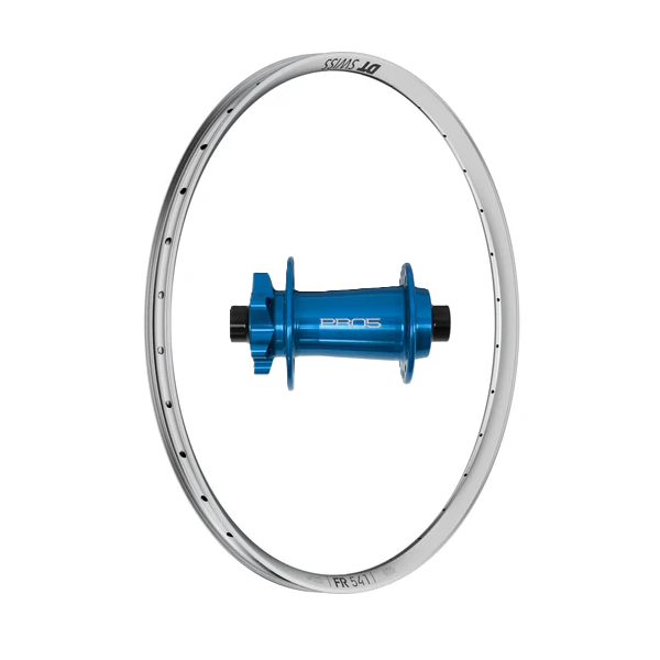 (Slam69built) DT Swiss FR 541 27.5" / Hope Pro 5 Boost / Front Wheel (Silver/Blue)