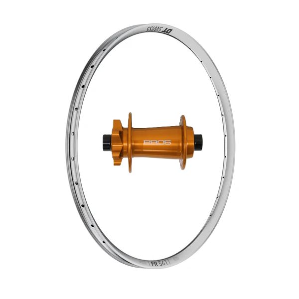 (Slam69built) DT Swiss FR 541 29" / Hope Pro 5 Boost / Front Wheel (Silver/Orange)