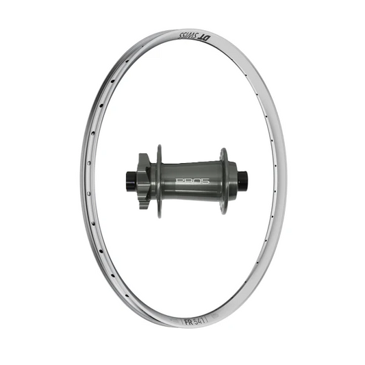 (Slam69built) DT Swiss FR 541 27.5" / Hope Pro 5 Boost / Front Wheel (Silver/Smoke)