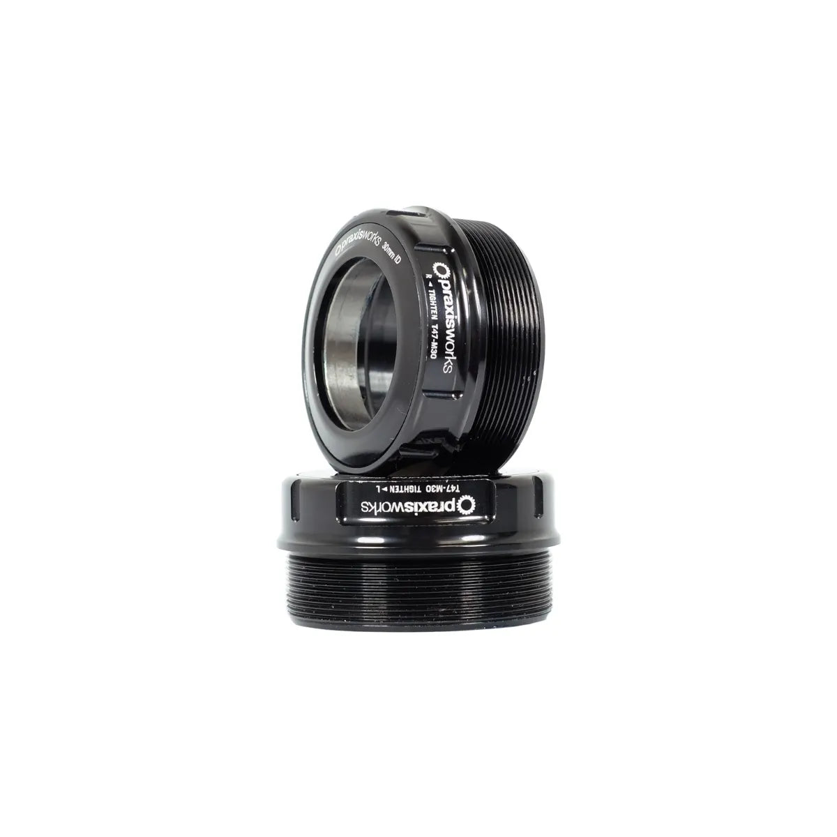 Praxis BB for M30 cranks - 28/30mm stepped spindle - T47 external
