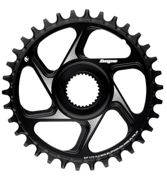 Hope R22 E-Bike Spiderless Retainer Ring - Bosch Gen 4 - Black