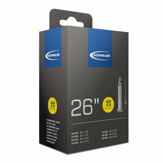 Schwalbe SV13 26" Innertube (Presta Valve) 26 x 1.50 - 2.50 (60mm Valves)