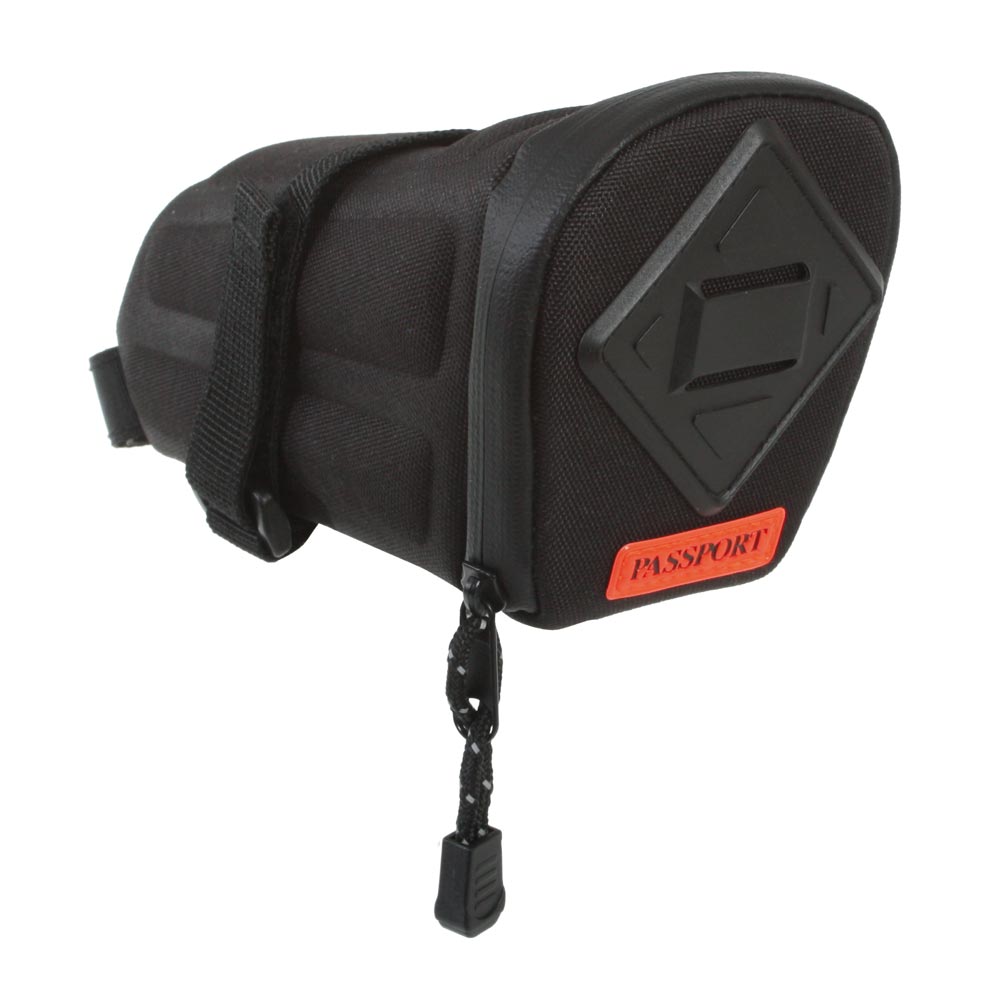 Passport Frequent Flyer Seat Saddle Pack - Black