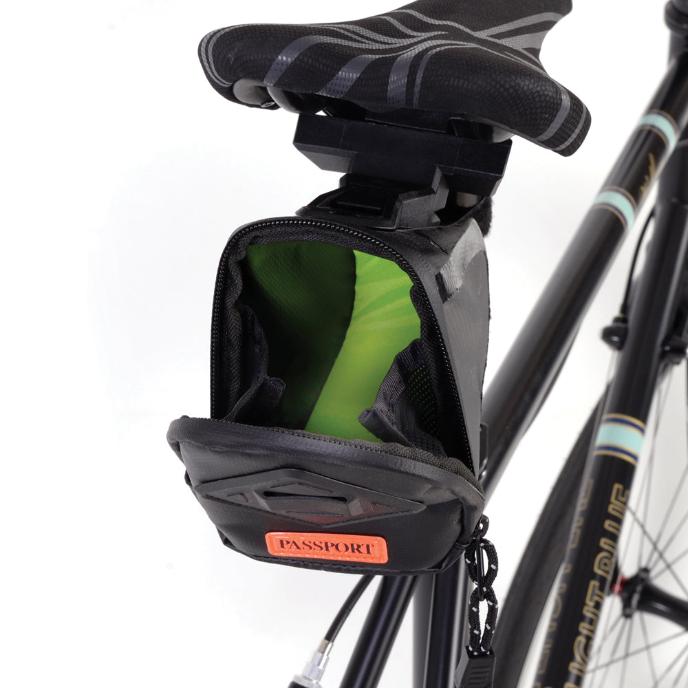 Passport Priority QR Seat Saddle Pack - Satin Black