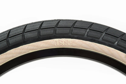 BSD Donnasqueak BMX Tyre - 20x2.40" - Black / Tanwall