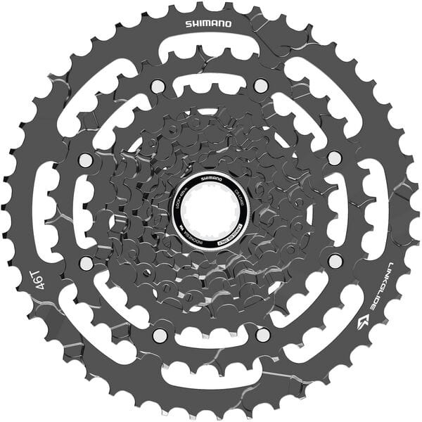 Shimano CS-LG400-9 CUES Link Glide cassette, 9-speed, 11 - 46T